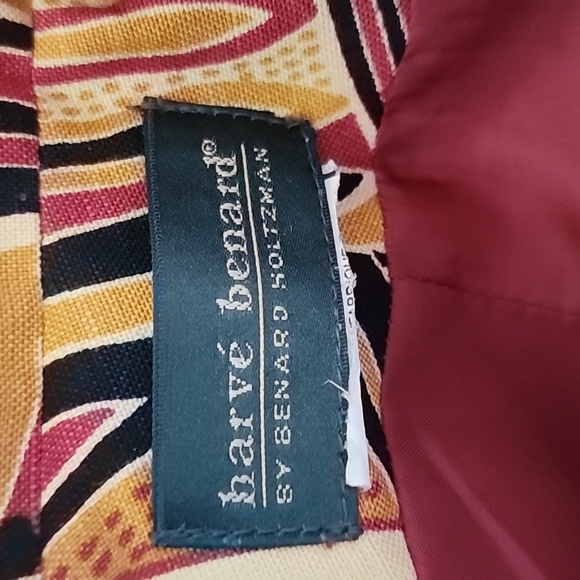 Harve Benard Vintage Blazer Abstract Geometric Design - Picture 10 of 10